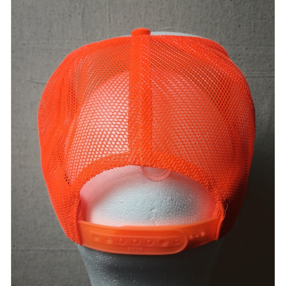 Traeger‎ Day Trucker Hat Mesh Back Neon Orange White BBQ Grill Smoker Cap - Picture 3 of 6
